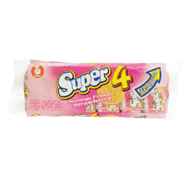 Super 4 Biscuit Strawberry 25G