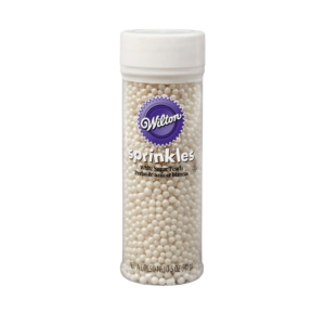Wilton Sugar Pearls, White, 5 Oz