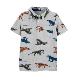 Lizard Slub Jersey Polo
