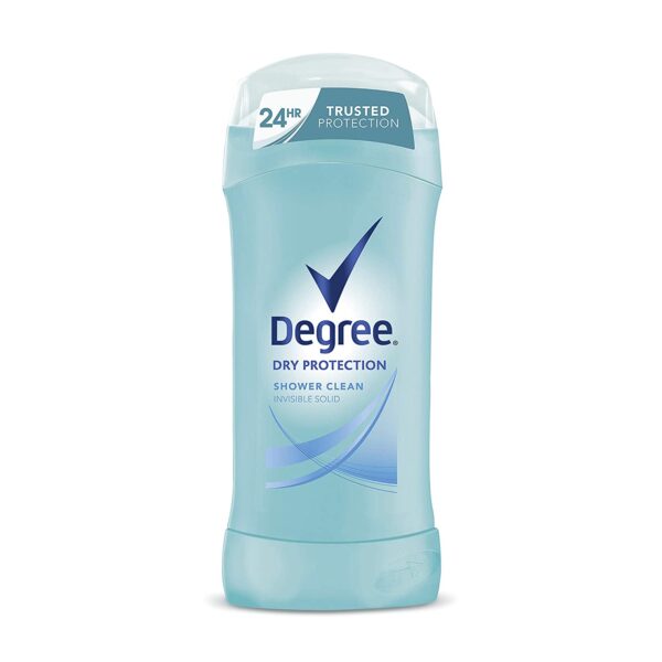 Degree Antiperspirant Deodorant 24 Hour Dry Protection Shower Clean Deodorant for Women 2.6 oz