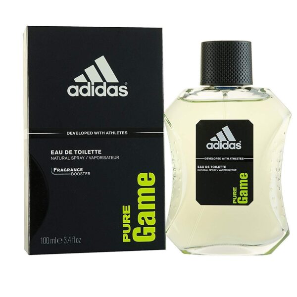 Adidas Eau de Toilette Spray for Men, Pure Game, 100 ml