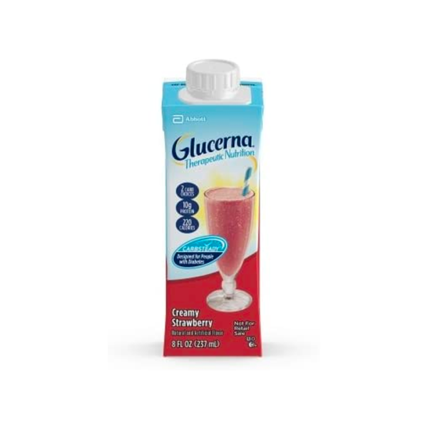 Glucerna Creamy Strawberry Shake 8oz
