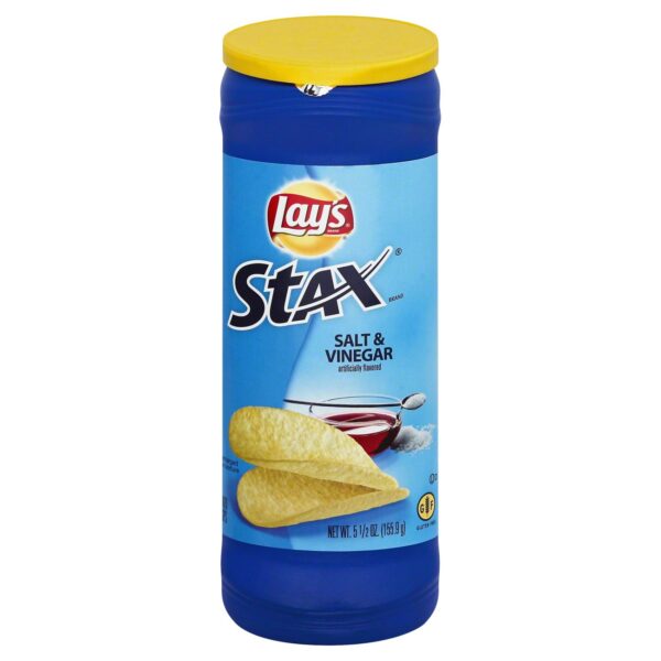 Lays Stax Salt & Vinegar 5.5oz