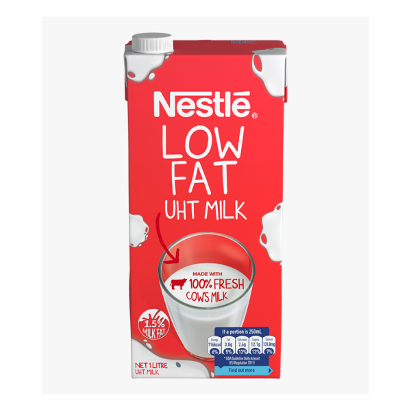 Nestle Low Fat UHT Milk 1L