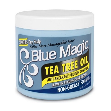 New Blue Magic Tea Tree Oil Leave-In Styling Hair Conditioner 390g