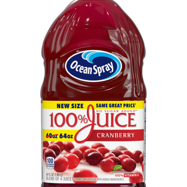 Ocean Spray 100% Cranberry Juice 64OZ