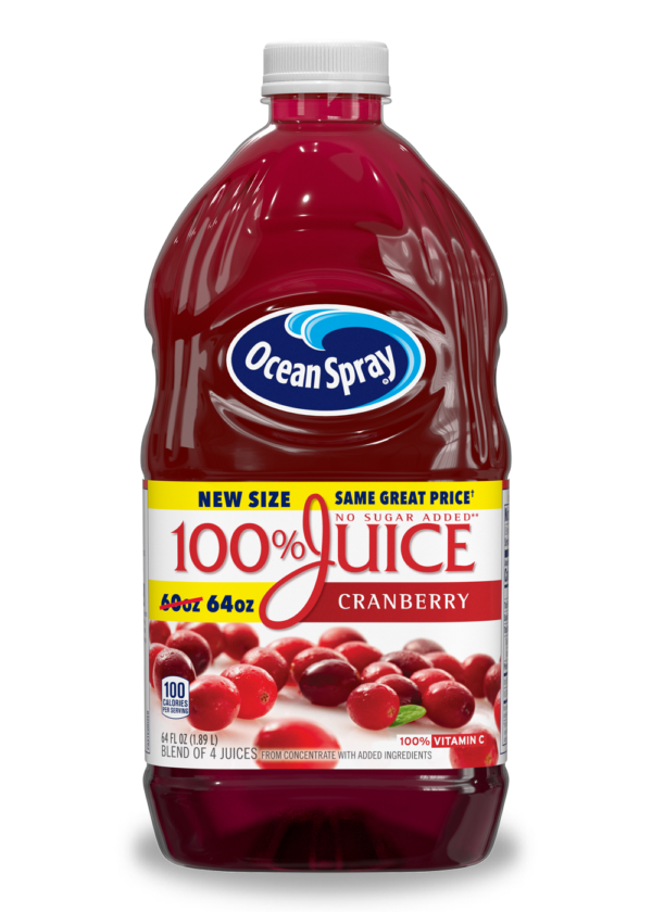 Ocean Spray 100% Cranberry Juice 64OZ