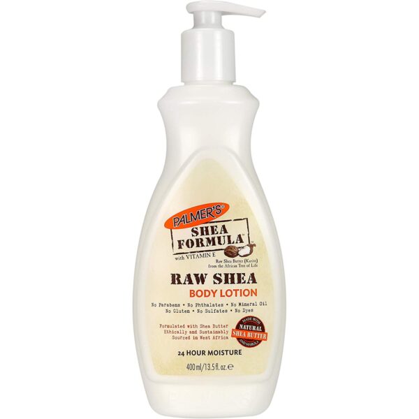 Palmer’s Shea Formula Raw Shea Body Lotion, Pump Bottle, 13.5 Ounces