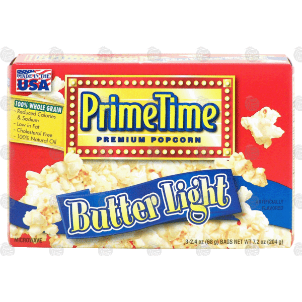 Primetime Butter Light Popcorn 7.2oz