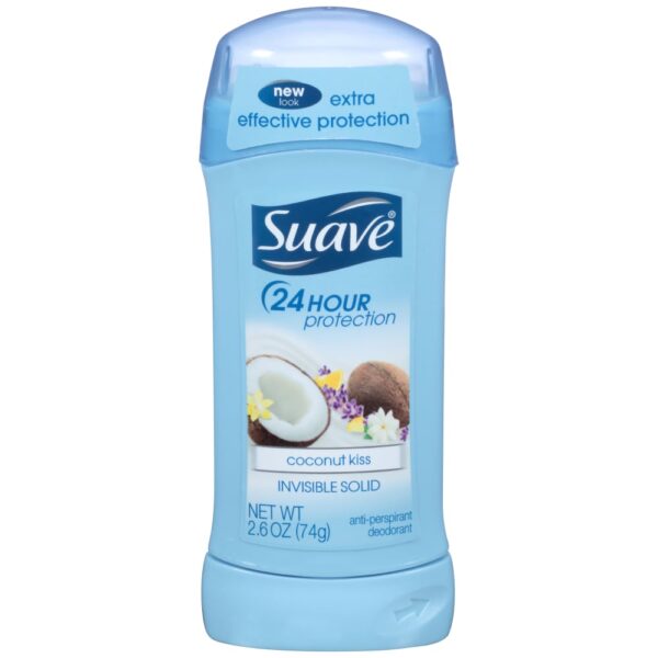 Suave Coconut Kiss Antiperspirant Deodorant Stick, 2.6 oz.