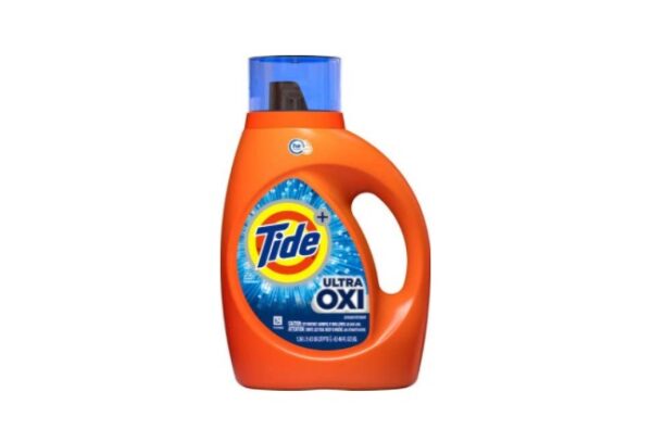 Tide, Ultra Oxi Liquid Detergent 29 Loads, 46 Fl Oz