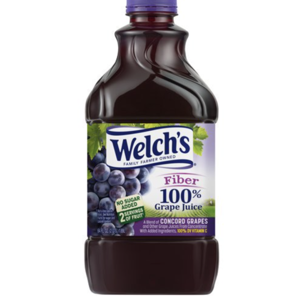 Welch’s 100% Concord Grape Juice with Fiber, 64 Fl.