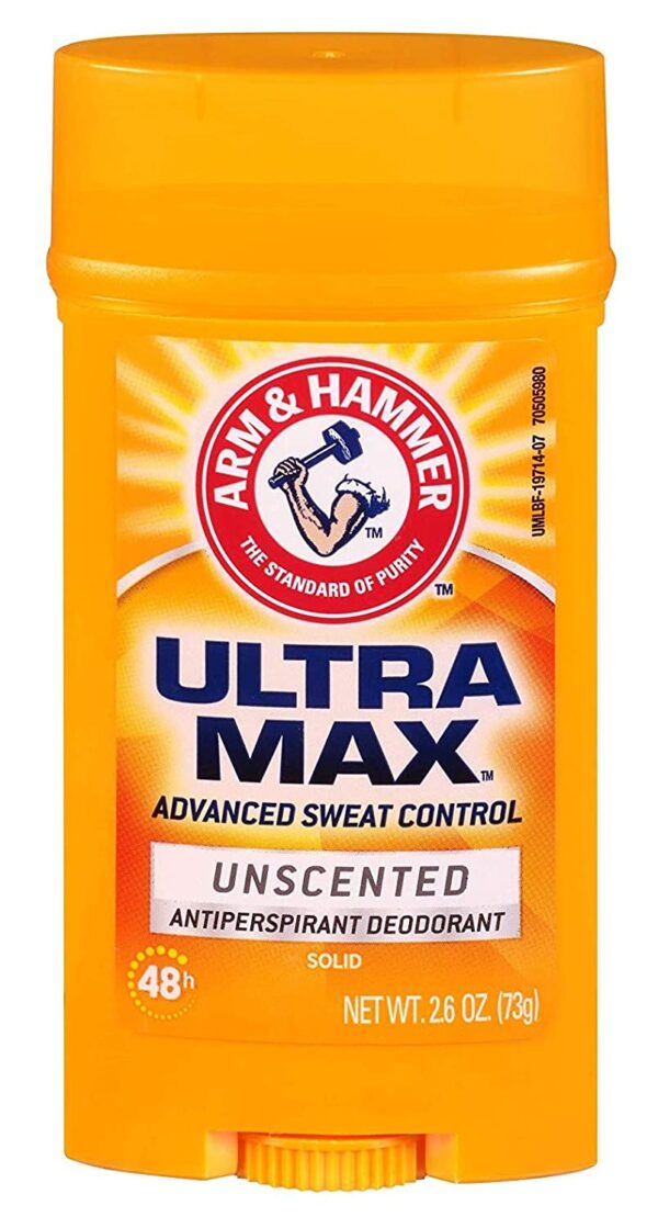 ARM & HAMMER ULTRAMAX Anti-Perspirant Deodorant Invisible Solid Unscented 2.60 oz