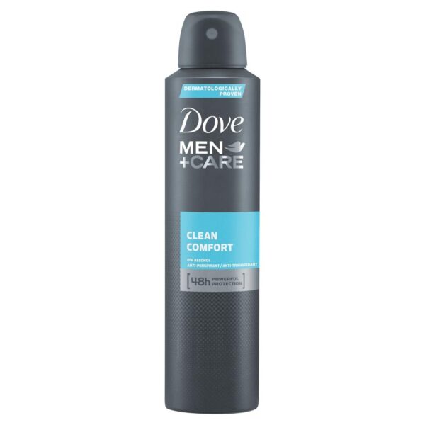 Dove Men+Care Antiperspirant Aerosol Clean Comfort 250 ml