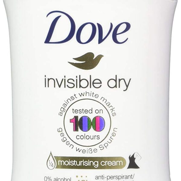 DOVE Invisible Dry Women Anti Marks Deodorant Antiperspirant Stick 48h 40ml