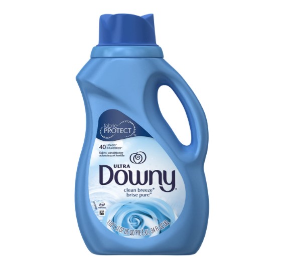 Downy Ultra Liquid Fabric Conditioner, Clean Breeze Scent, 1.02 L