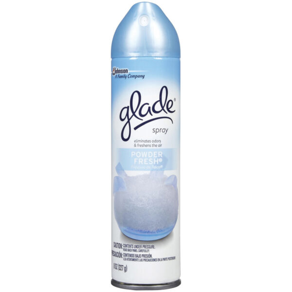 Glade Air Freshener, Aerosol, Powder Fresh, 8 Oz