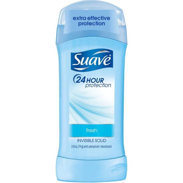 Suave Antiperspirant Deodorant 24-hour Odor and Wetness Protection Shower Fresh Deodorant for Women 2.6 oz