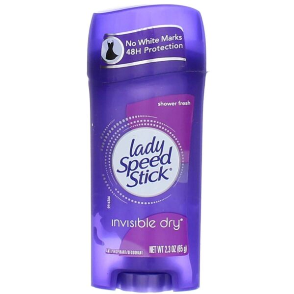 Lady Speed Stick Invisible Dry Shower Fresh Antiperspirant Deordorant, 2.3 oz