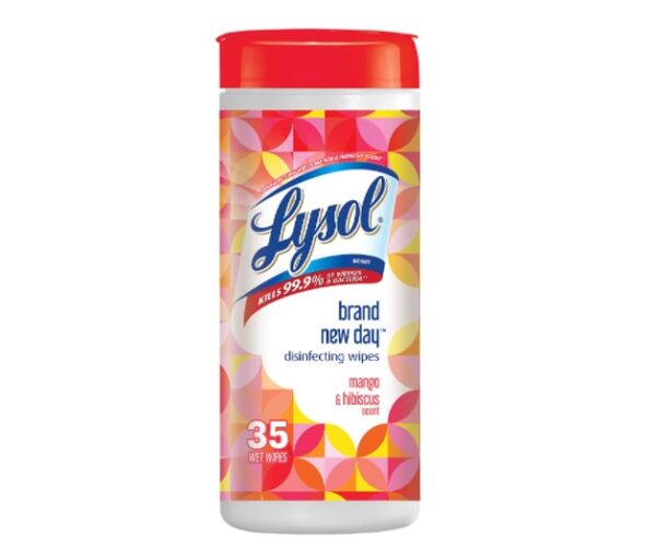 Lysol Disinfecting Wipes, Mango & Hibiscus, 35ct