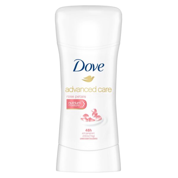Dove Advanced Care Rose Petals 48-Hour Invisible Antiperspirant & Deodorant Stick – 2.6oz