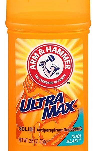 Arm & Hammer Deodorant 2.6 Ounce Solid Ultra Max Cool Blast