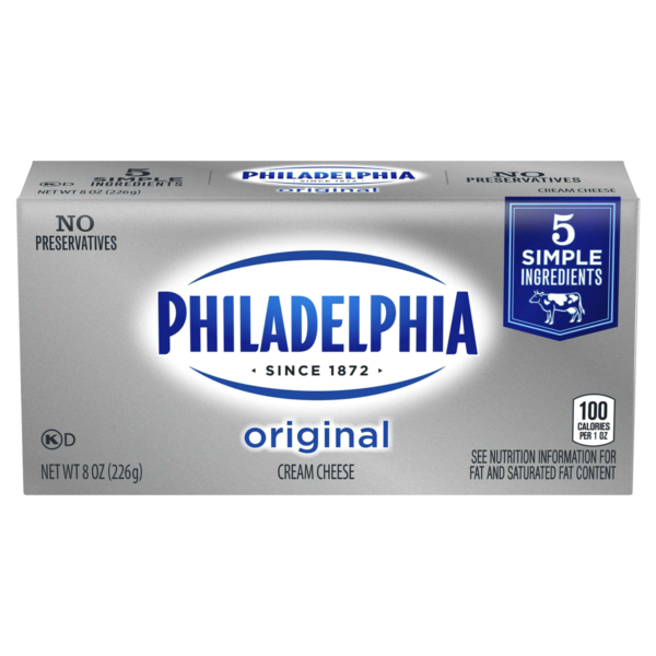 Philadelphia Original Cream Cheese, 8 oz Brick