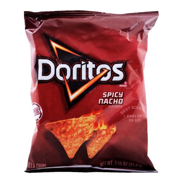 Doritos Spicy Nacho Cheese, Doritos, 31.8 g