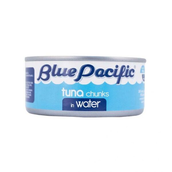 Blue Pacific Tuna Chunks In Water
