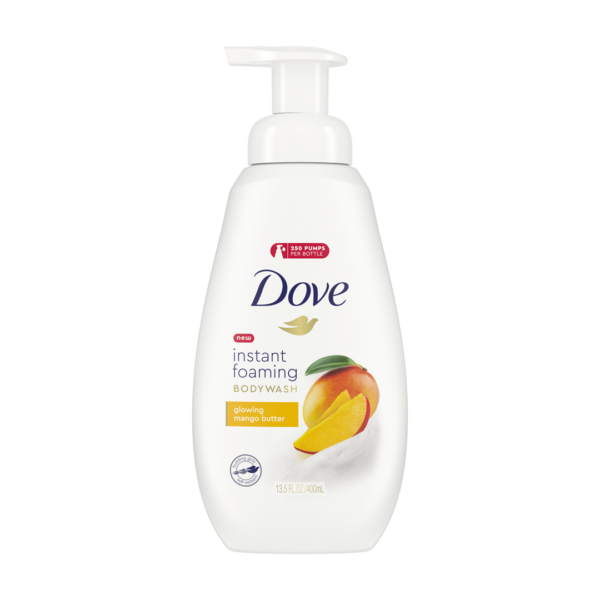 Dove Foaming Body Wash Mango Butter 13.5 oz