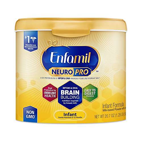 Enfamil NeuroPro Infant Formula – Brain Building Nutrition Inspired by Breast Milk – Reusable Powder Tub, 20.7 oz