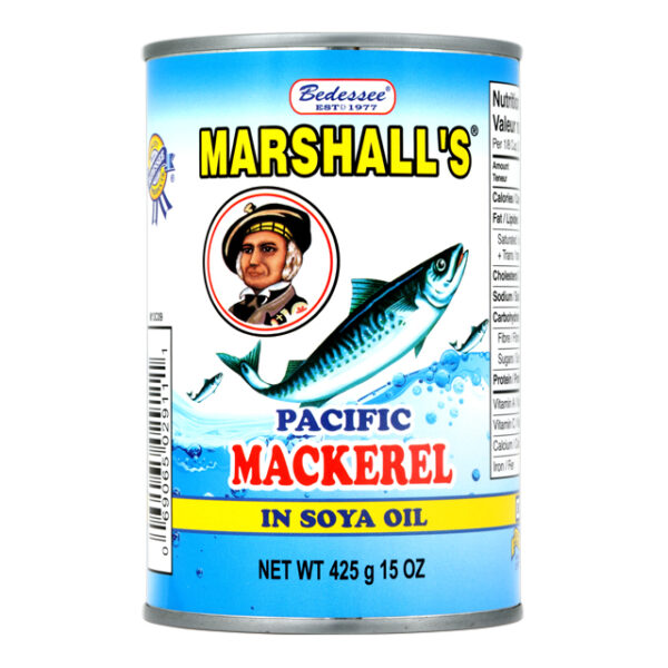 Marshall’s Mackerel In Soya Oil