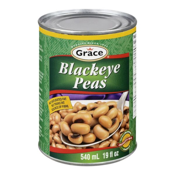 Grace Black-Eyed Peas Brand 540 mL