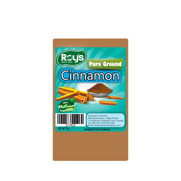 Roy’s Pure Ground Cinnamon 25g