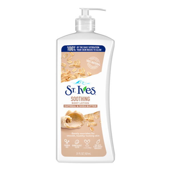 St. Ives Soothing Hand & Body Lotion Oatmeal & Shea Butter 21 oz