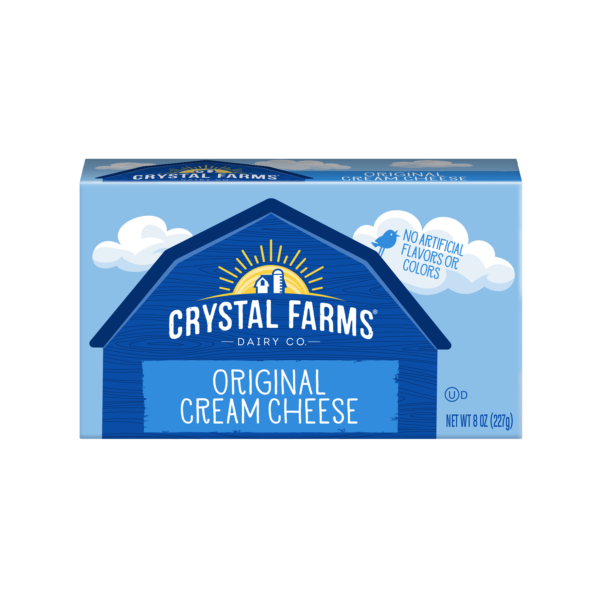 Crystal Farms Original Cream Cheese, 8 oz.