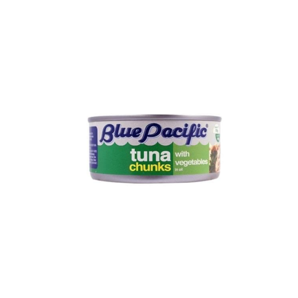 Blue Pacific Tuna Chunks with Vegetables in Oil
