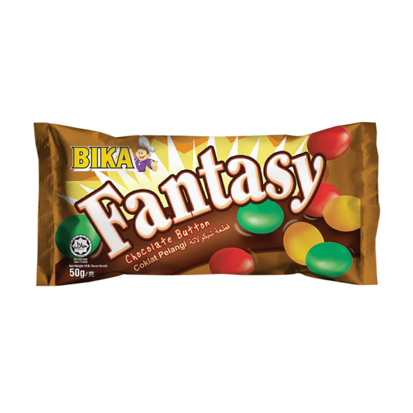 Bika Fantasy Chocolate Button 50G