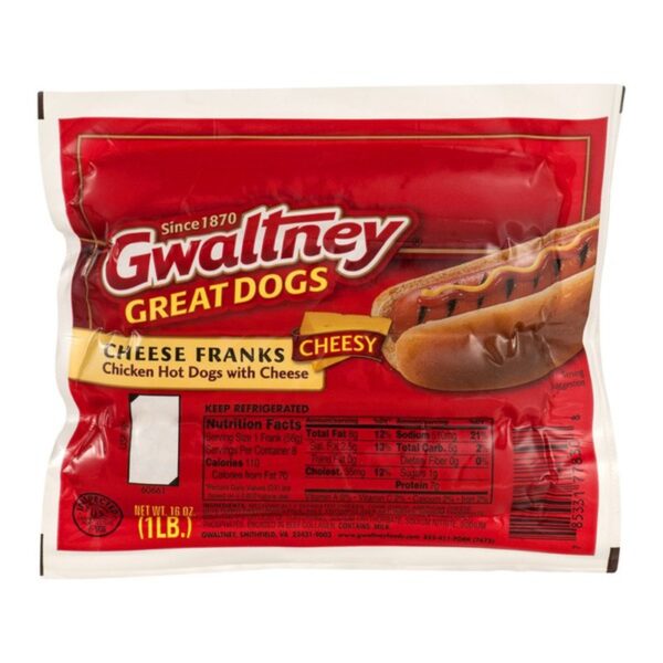Gwaltney Great Dogs Cheese Sausage