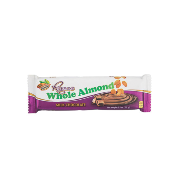 Richmond Whole Nut Milk Chocolate 40G