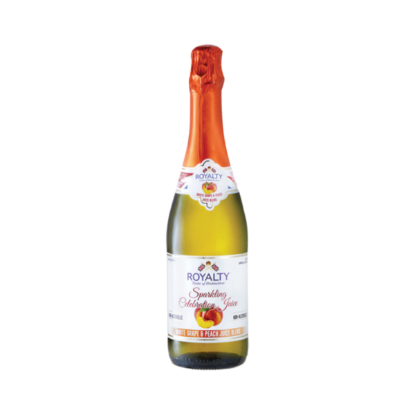 Royalty White Grape & Peach Flavoured Sparkling Juice 750ml