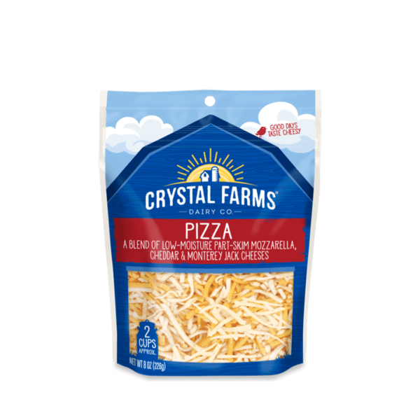 Crystal Farms Shreded Pizza Cheese 227g