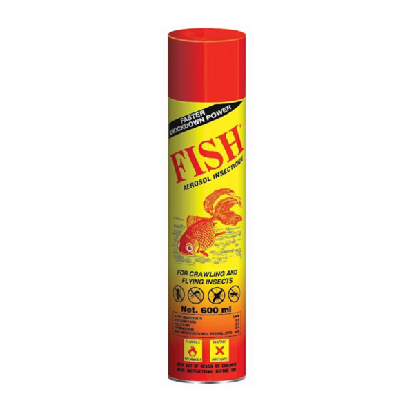 Fish Aerosol Insecticide Spray, 600ml