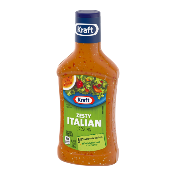 Kraft Salad Dressing, Zesty Italian